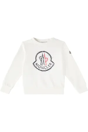 Moncler Felpa in cotone con logo
