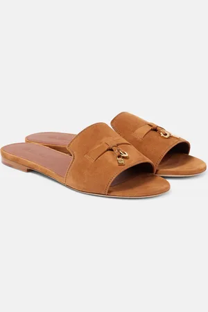 Loro Piana Sandali Summer Charms in suede