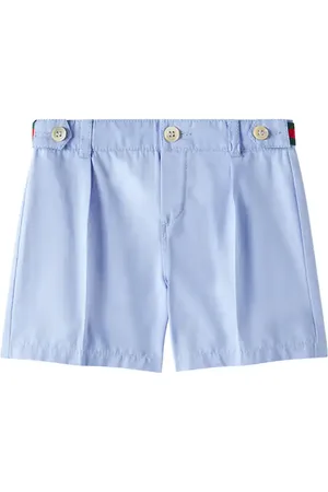 Gucci Baby - Bermuda Web in popeline di cotone