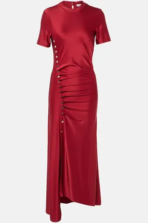 Paco rabanne Abito midi in jersey