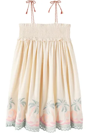 ZIMMERMANN Abito Tallow in cotone con ricamo
