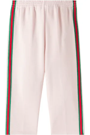 Gucci Baby - Pantaloni sportivi Web Stripe in cotone