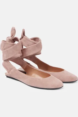 The Attico Ballerine Cloe in suede