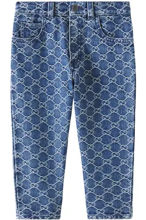Gucci Baby Jeans GG in jacquard