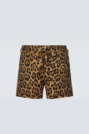 Tom Ford Costume da bagno con stampa leopardata