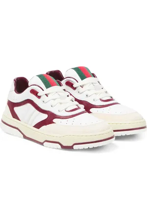 Gucci Sneakers Re-Web in pelle con suede