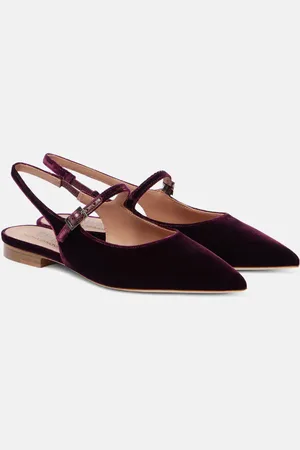 MALONE SOULIERS Ballerine slingback Karla in velluto