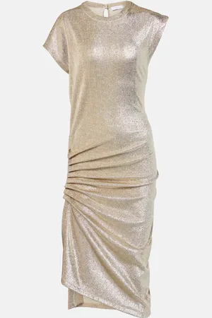 Paco rabanne Abito midi asimmetrico