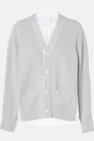 SACAI Cardigan a righe