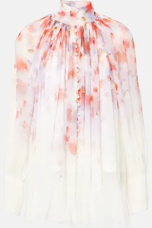 ZIMMERMANN Blusa Crush Smock con stampa floreale