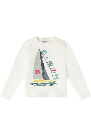 BONPOINT Pullover Elder in cotone e cashmere