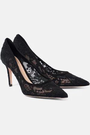 Gianvito Rossi Pumps Pointy 85 con pizzo