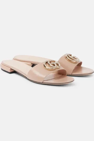 Gucci Sandali GG Crystal in pelle