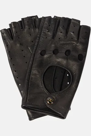 VALENTINO GARAVANI Guanti senza dita in pelle