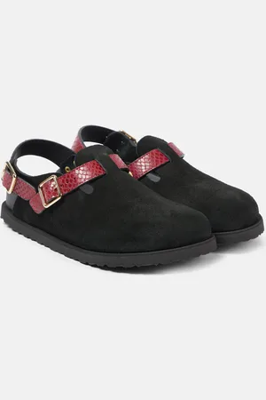 Birkenstock Mules Tokio in suede stampato