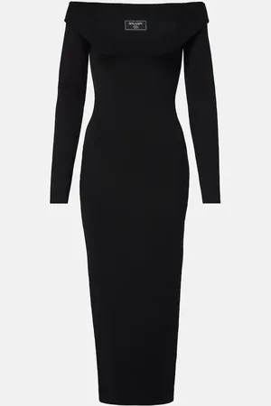 Balmain Abito lungo in maglia