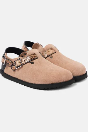 Birkenstock Mules Tokio in suede stampato