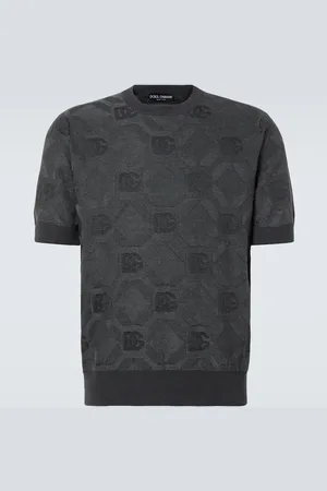 Dolce & Gabbana Top DG in seta jacquard