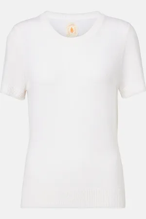 Jardin des Orangers T-shirt in maglia di cashmere