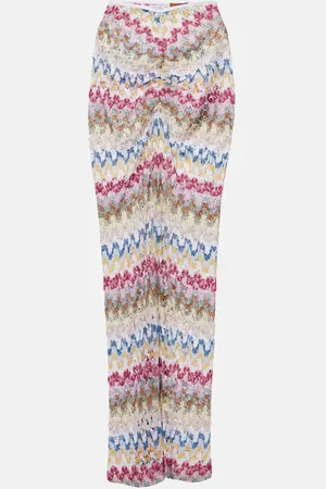 Missoni Gonna midi in maglia lamé