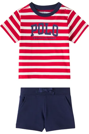 Ralph Lauren Baby - T-shirt e shorts in cotone