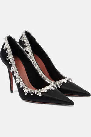 Amina Muaddi Pumps Begumissima 105 in raso