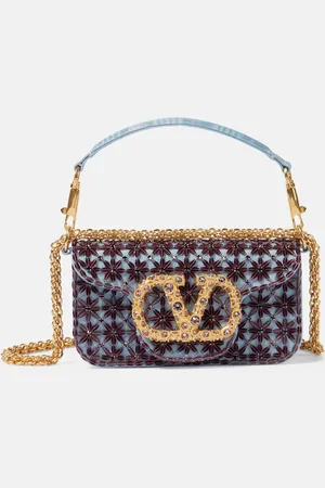 VALENTINO GARAVANI Borsa a spalla Locò Small in moiré