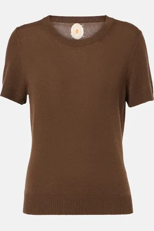 Jardin des Orangers T-shirt in maglia di cashmere