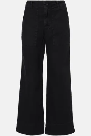 Velvet Pantaloni a gamba larga in canvas