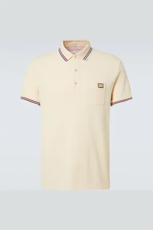 VALENTINO Polo VLogo Signature in piqué di cotone