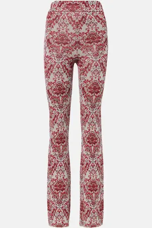Paco rabanne Pantaloni regular con stampa paisley