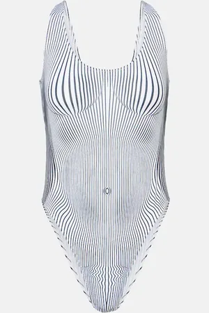 Jean Paul Gaultier Costume intero Body Morphing a righe