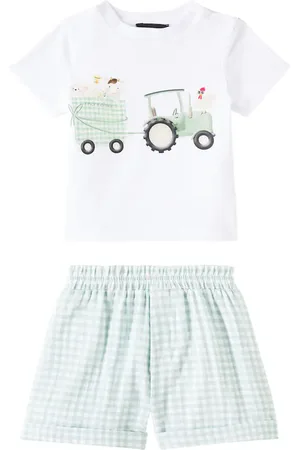 MONNALISA Baby - T-shirt e shorts in cotone