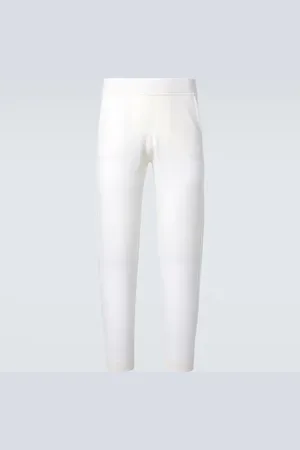 Allude Pantaloni sportivi in lana e cashmere