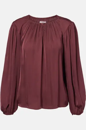 Velvet Blusa Riona in raso