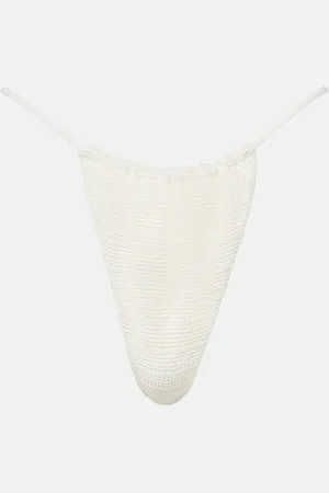 FAITHFULL THE BRAND Slip bikini Brita in crochet