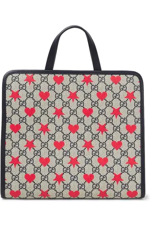 Gucci Borsa con finiture in pelle in canvas GG