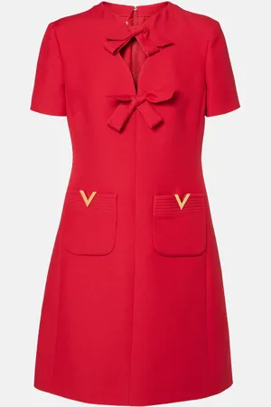 VALENTINO Abito corto in Crepe Couture