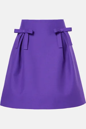 VALENTINO Minigonna in Crepe Couture