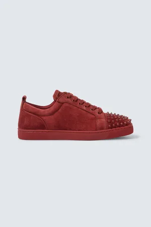 Christian Louboutin Sneakers Louis Junior Spikes in suede