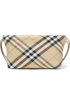 Burberry Bustina in canvas Burberry Check