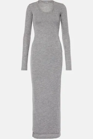 Jil Sander Abito midi in lana vergine
