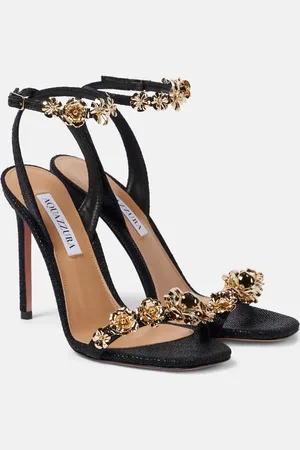 Aquazzura Sandali Bloom 105 in canvas