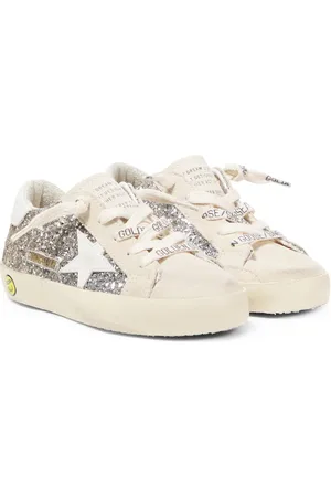 Golden Goose Sneakers Super-Star in pelle con glitter