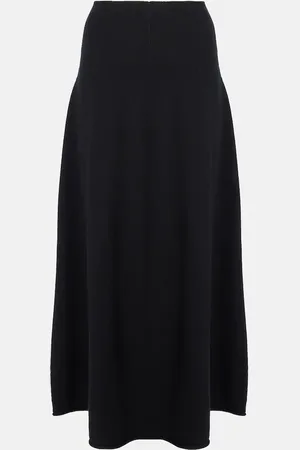 EXTREME CASHMERE Gonna lunga N°388 Ease in misto cashmere