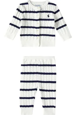 Ralph Lauren Baby - Cardigan e pantaloni in cotone