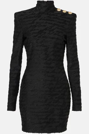 Balmain Abito corto Lettre D’Amour in jacquard