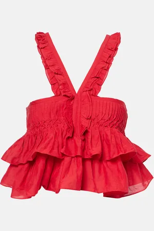 Marant Etoile Top Daliana in misto cotone