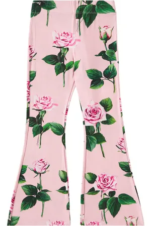 Dolce & Gabbana Pantaloni sportivi flared a fiori