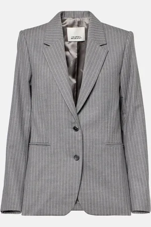 Isabel Marant Blazer Reva in lana a righe